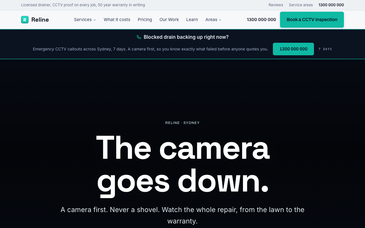 Reline homepage